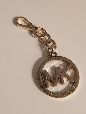 Michael Kors Gold-tone MK Bag Charm